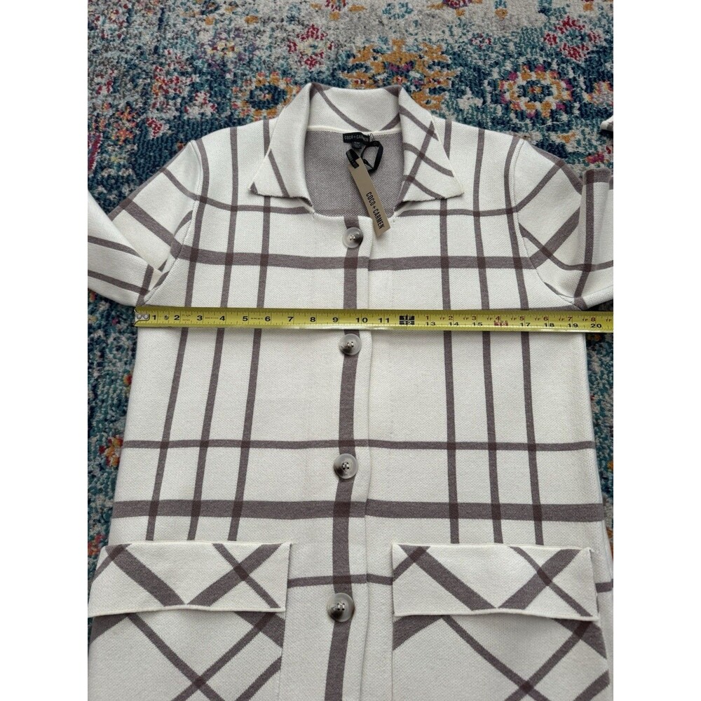 NEW Coco + Carmen Juliana Double Knit Long Coat Size S/M - Picture 7 of 14